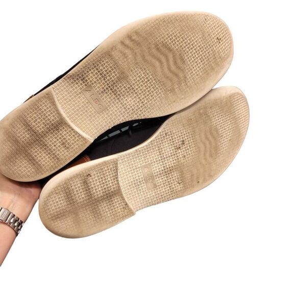 Aldo Black Canvas Loafers Casual Oxfords Boat Shoes - Picture 8 of 12